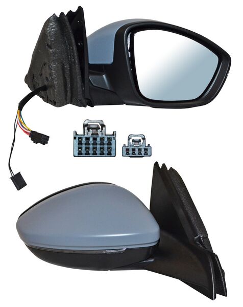 Espejo Peugeot 208 2019-2023 Electrico P/PInterior C/Direcc C/Sensor Temp C/Desemp Autoabatible derecho