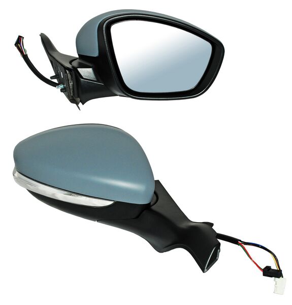 Espejo Peugeot 208 2014-2016 Electrico P/PInterior C/Direcc C/Desemp 7 Pines Derecho