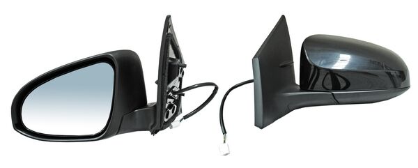 Espejo Corolla 2014-2019 Electrico P/PInterior C/Desemp 5 Pines Izquierdo