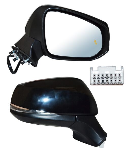 Espejo Corolla Cross 22 Electrico P/PInterior C/Desemp C/Direcc 8 Pines derecho