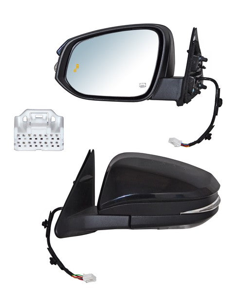 Espejo Highlander 2017-2019 Electrico C/Direcc C/Luz Inf C/Mem C/Sens Punto Ciego 12 Pines Izquierdo