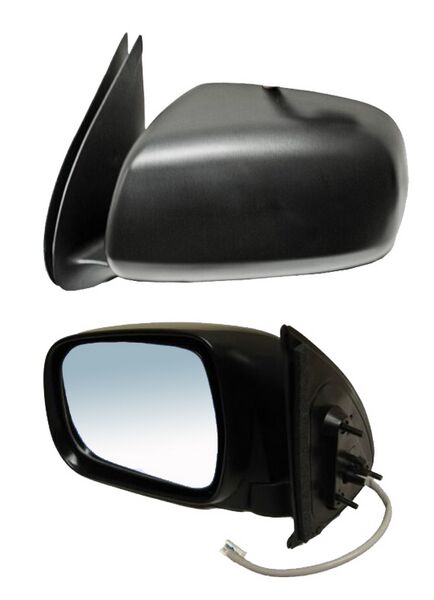 Espejo Hilux 2005-2011 Electrico Negro Liso 3 Pines Izquierdo