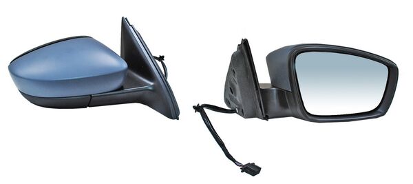 Espejo Jetta Bicentenario 2011-2018 Electrico C/Desemp P/PInterior 5 Pines Derecho