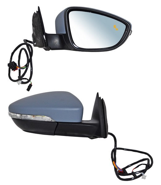 Espejo Passat 2016-2018 Electrico P/PInterior C/Direcc C/Desemp Autoabatible C/Mem C/Sens Punto Ciego 13 Pines derecho