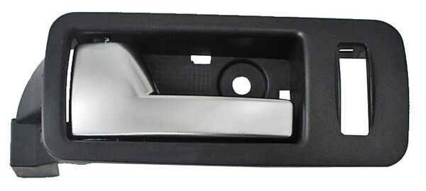Manija Interior Mustang 2005-2014 Negra/ Plata Delantera Plastico Izquierdo