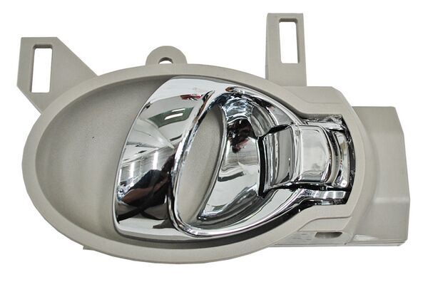 Manija Interior Versa 202012-202019/ V-Drive 2020-2023/ March 2012-2020/ Juke 2011-2014/ Note 2014-2019 Gris/ Cromo Delantera/ Trasera Plastico Derecho