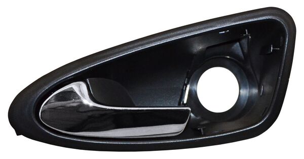 Manija Interior Ibiza 2009-2017 Negra/ Crom Delantera C/Hoyo P/Control Espejo Dmv Izquierdo