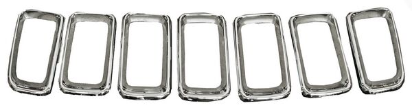 Moldura Parrilla Compass 2012-2017 Cromada 7 Pzas