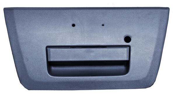 Manija Tapa Caja Frontier 2005-2013 Completa S/Emblema C/Hoyo P/Llave Plastico Negra Odc060