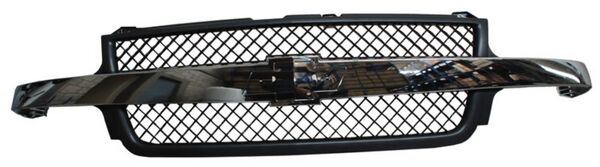 Parrilla Chevrolet 3500 Hd 1999-2003 C/Mold Cromada