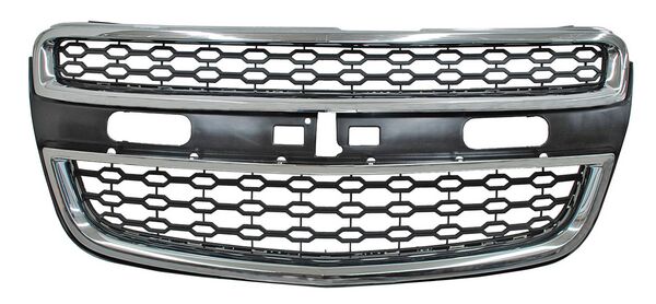 Parrilla Colorado 2013-2015/ S10 16 Negra C/Mold Cromada