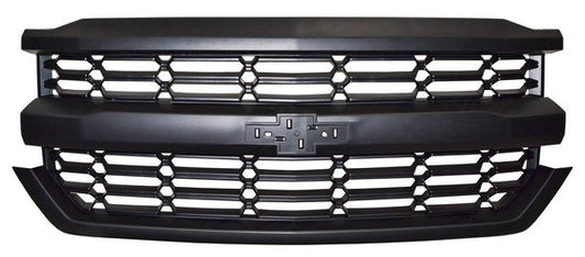 Parrilla Chevrolet Pickup 2016-2018 Silverado Negra Rombo G15
