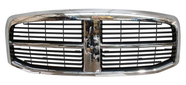 Parrilla Dodge Pickup Ram 2006-2008 Cromada/ Negro