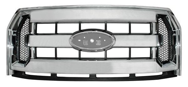 Parrilla Ford Pickup 2015-2016 F150/250 Cromada 3 Lineas