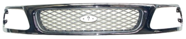 Parrilla Ford Pickup 1997-1998 Lobo Cromada Rombos 922