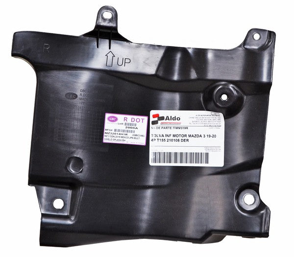 Tolva Inferior Motor Mazda 3 2019-2020 4P Derecho