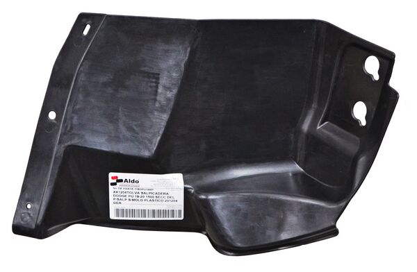 Tolva Salpicadera Derecha Dodge Pickup 2019-2020 1500 Secc Delantera P/Salp S/Mold Plastico Derecho