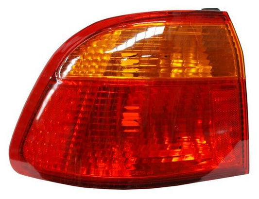 Calavera Honda Civic 1999-2000 4P Rojo/Ambar Exterior S/Arnes TYC Izquierda