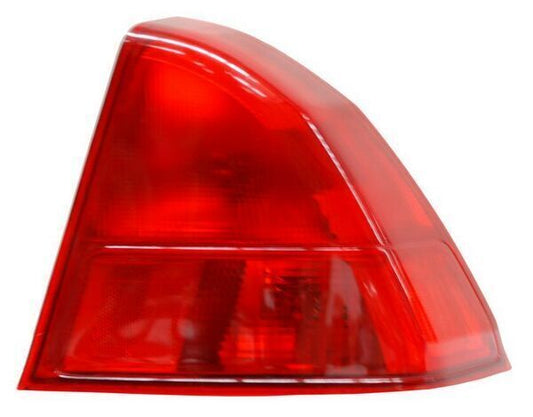 Calavera Honda Civic 2001-2002 4P Rojo Exterior C/Focos TYC Derecha