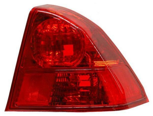 Calavera Honda Civic 2003-2005 4P Rojo Exterior S/Arnes TYC Derecha