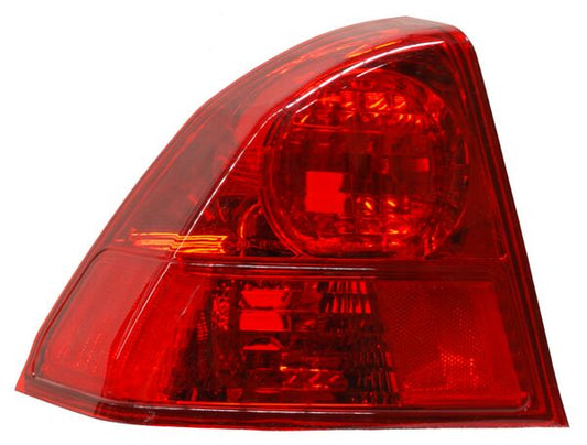 Calavera Honda Civic 2003-2005 4P Rojo Exterior S/Arnes TYC Izquierda