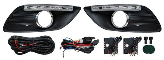 Parrilla Focus 2009-2011 P/Faro Niebla C/Leds Jgo 892 ***0