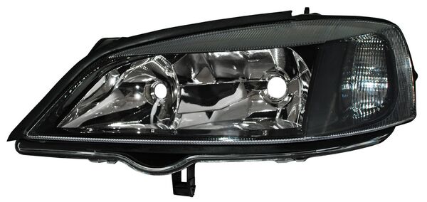 Faro Astra 2000-2003 S/Motor Nivelador Fondo Negro TYC 336 Izquierda