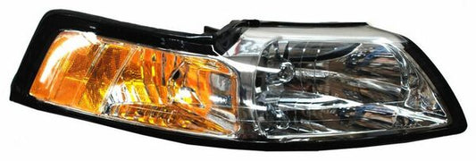 Faro Mustang 1999-2004 Fondo Cromado TYC Derecha