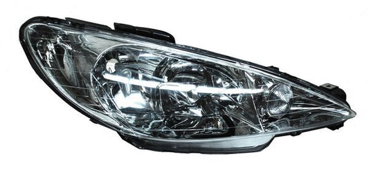 Faro Peugeot 206 2001-2009 Liso Doble As TYC Derecha