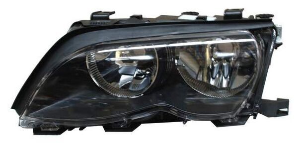 Faro BMW Serie 3 2002-2005 Fondo Negro TYC Izquierda