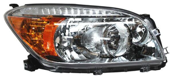 Faro Rav4 2006-2008 Fondo Cromado TYC Derecha