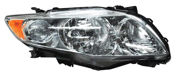 Faro Corolla 2009-2010 Fondo Cromado TYC Derecha