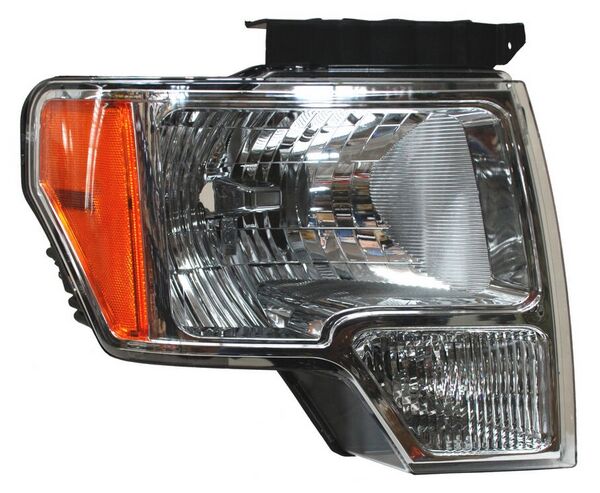 Faro Ford Pickup 2009-2014 Lobo Fondo Cromado 3 Dmv TYC Derecha