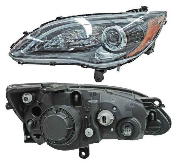 Faro Chrysler 200 2012-2014 Fondo Negro TYC Izquierda