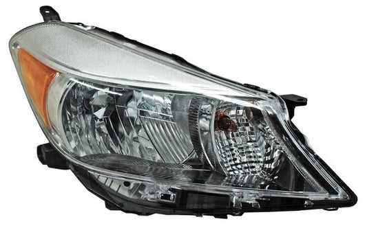 Faro Yaris 2012-2014 5P Fondo Cromado TYC 335 Derecha