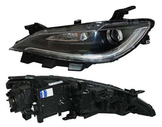 Faro Chrysler 200 2015-2016 Negro TYC Izquierda