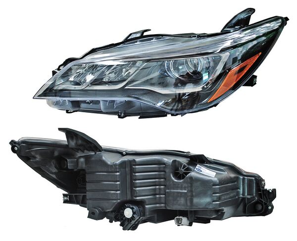 Faro Camry 2015-2017 Fondo Negro Leds TYC Izquierda