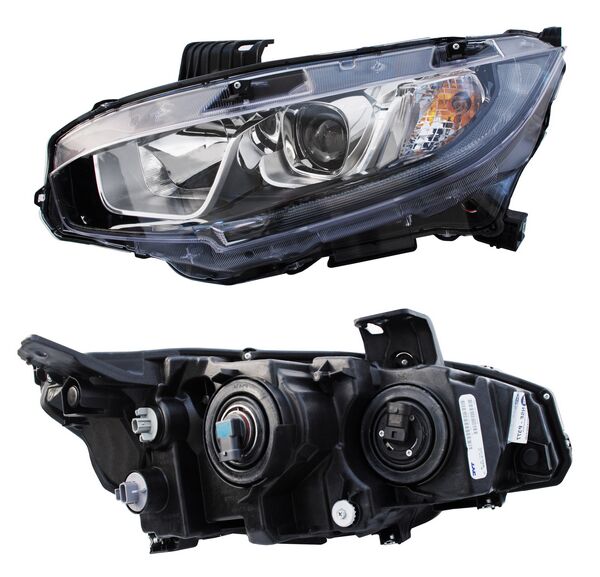 Faro Honda Civic 2016-2019 4P C/Luz De Dia TYC Izquierda 285