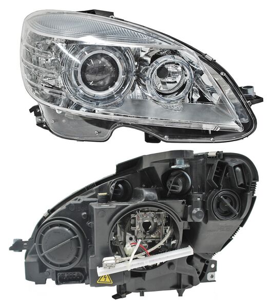Faro Mercedes Benz Clase C 2008-2011 P/Xenon TYC Derecha