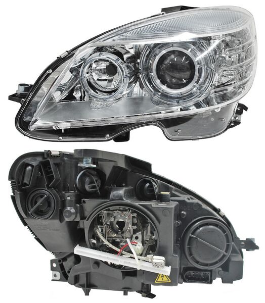 Faro Mercedes Benz Clase C 2008-2011 P/Xenon TYC Izquierda