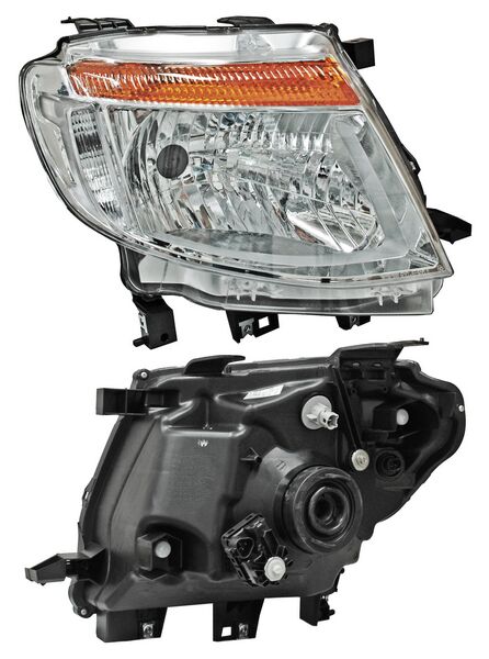 Faro Ranger 2013-2016 Fondo Cromado C/Motor TYC 2252 Derecha