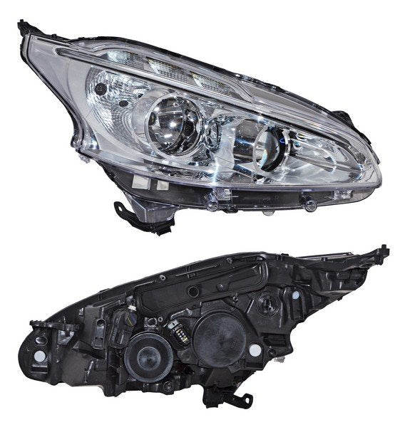 Faro Peugeot 208 2013-2015 Leds TYC Derecha