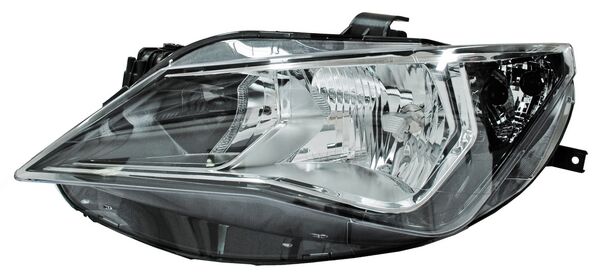 Faro Ibiza 2013-2017 Doble As Fondo Cromado C/Motor TYC Izquierda