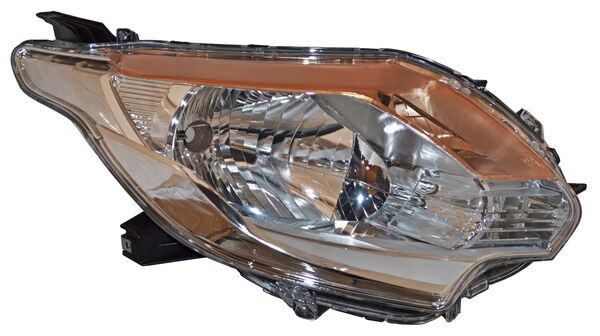 Faro Mitsubishi Pickup L200 2016-2019 Fondo Cromado TYC Derecha 285