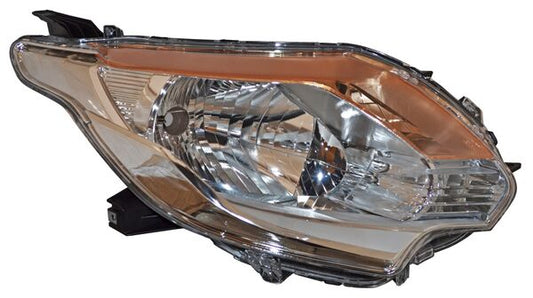 Faro Mitsubishi Pickup L200 2016-2019 Fondo Cromado TYC Derecha 285