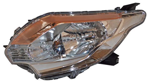 Faro Mitsubishi Pickup L200 2016-2019 Fondo Cromado TYC Izquierda 285