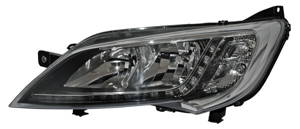 Faro Fiat Ducato/ Manager 2015-2018 C/Luz De Dia Cargo Van Fondo Cromado C/Motor TYCA Mtp Izquierda