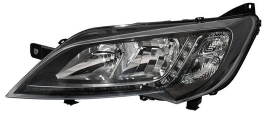 Faro Fiat Ducato/ Manager 2015-2018 C/Luz De Dia Cargo Van Fondo Negro C/Motor TYC Izquierda