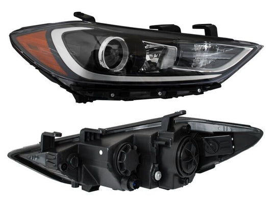 Faro Hyundai Elantra 2017-2018 P/Xenon TYC G15 Derecha