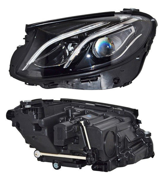Faro Mercedes Benz Clase E 2017-2020 Leds C/Motor TYC Mtp G15 Izquierda